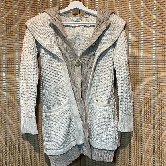 Anthropologie Sleeping On Snow Knit Sweatercoat - Picture 2 of 7